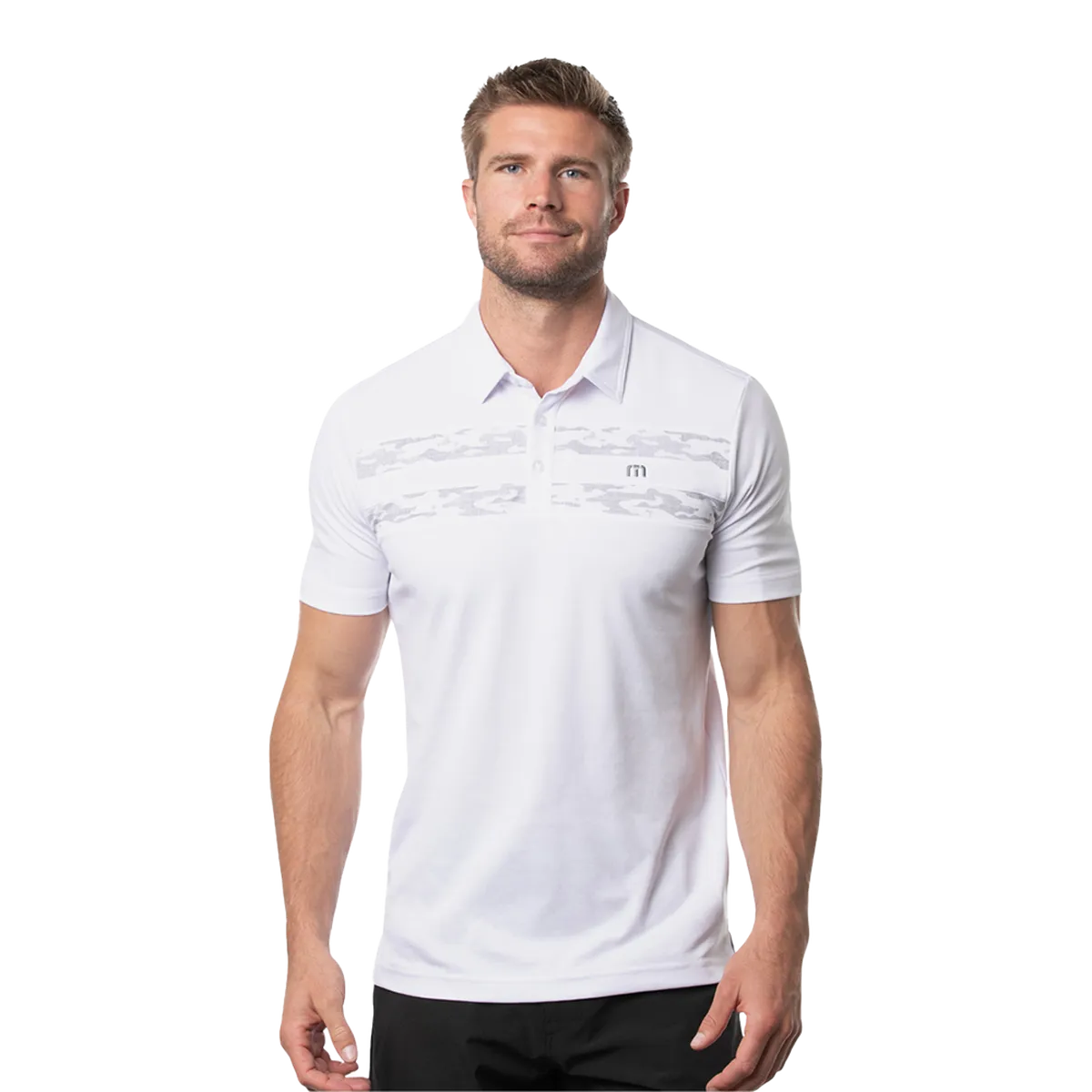 TRAVIS MATHEW MENS SOCKEYE POLO - WHITE
