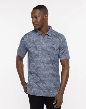 TRAVISMATHEW DOLPHIN DIVE POLO - HEATHER PEACOAT