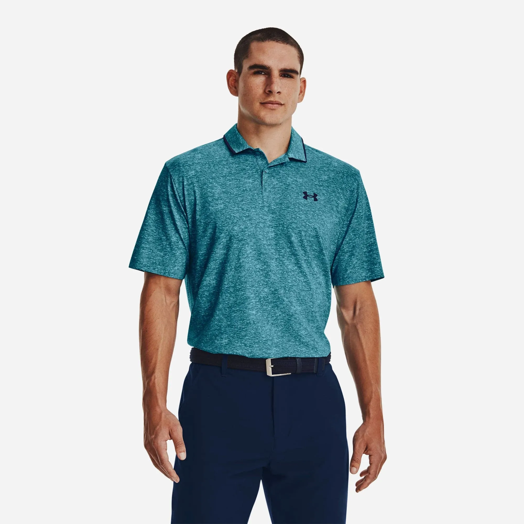 Under Armour Mens Iso-Chill Polo - GLACIER BLUE