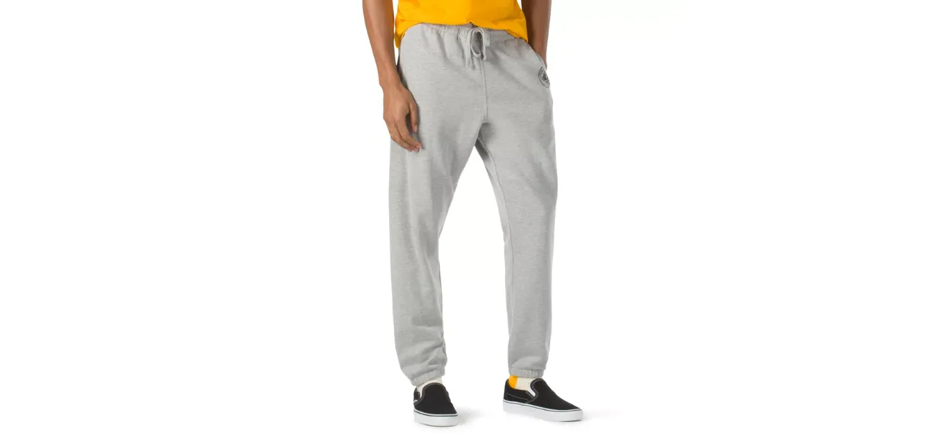Vans Logo Up Fleece Sweatpants Cement Heather
