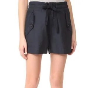 VINCE Drawstring Utility Shorts in Coastal Blue Size Small