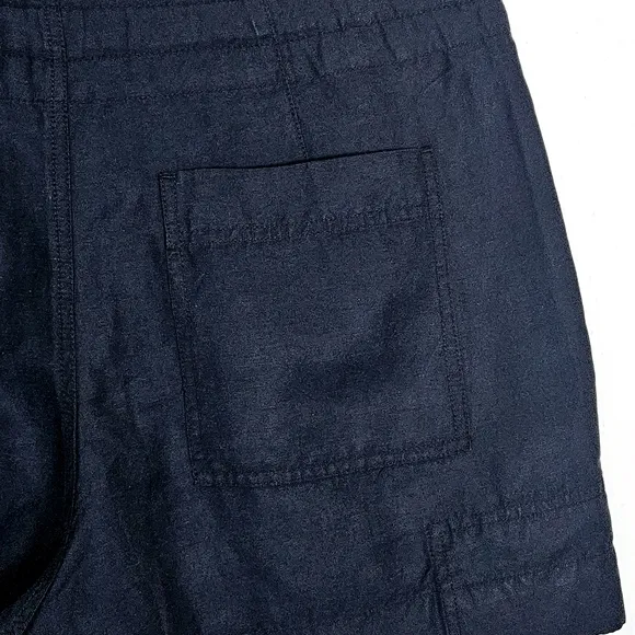 VINCE Drawstring Utility Shorts in Coastal Blue Size Small