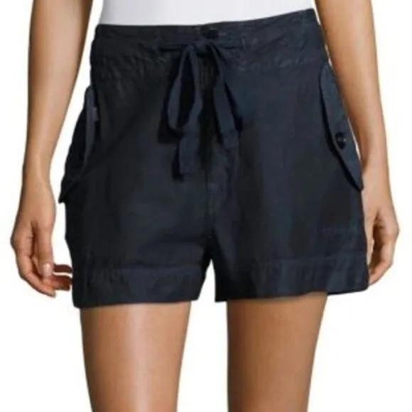 VINCE Drawstring Utility Shorts in Coastal Blue Size Small