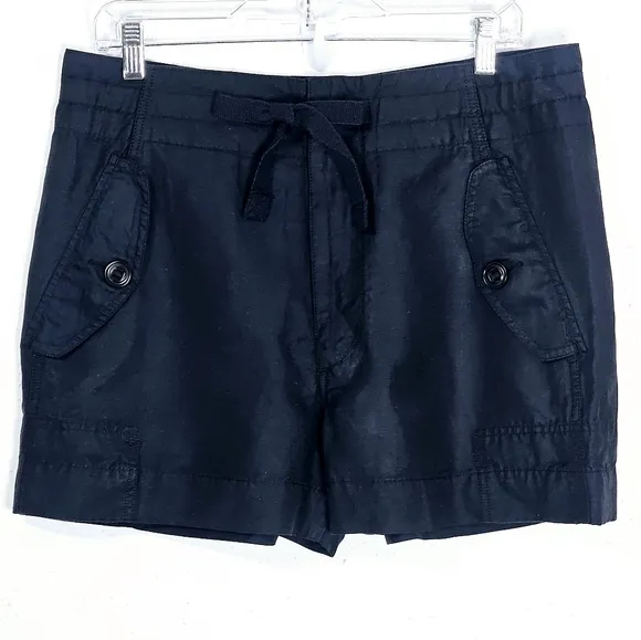 VINCE Drawstring Utility Shorts in Coastal Blue Size Small