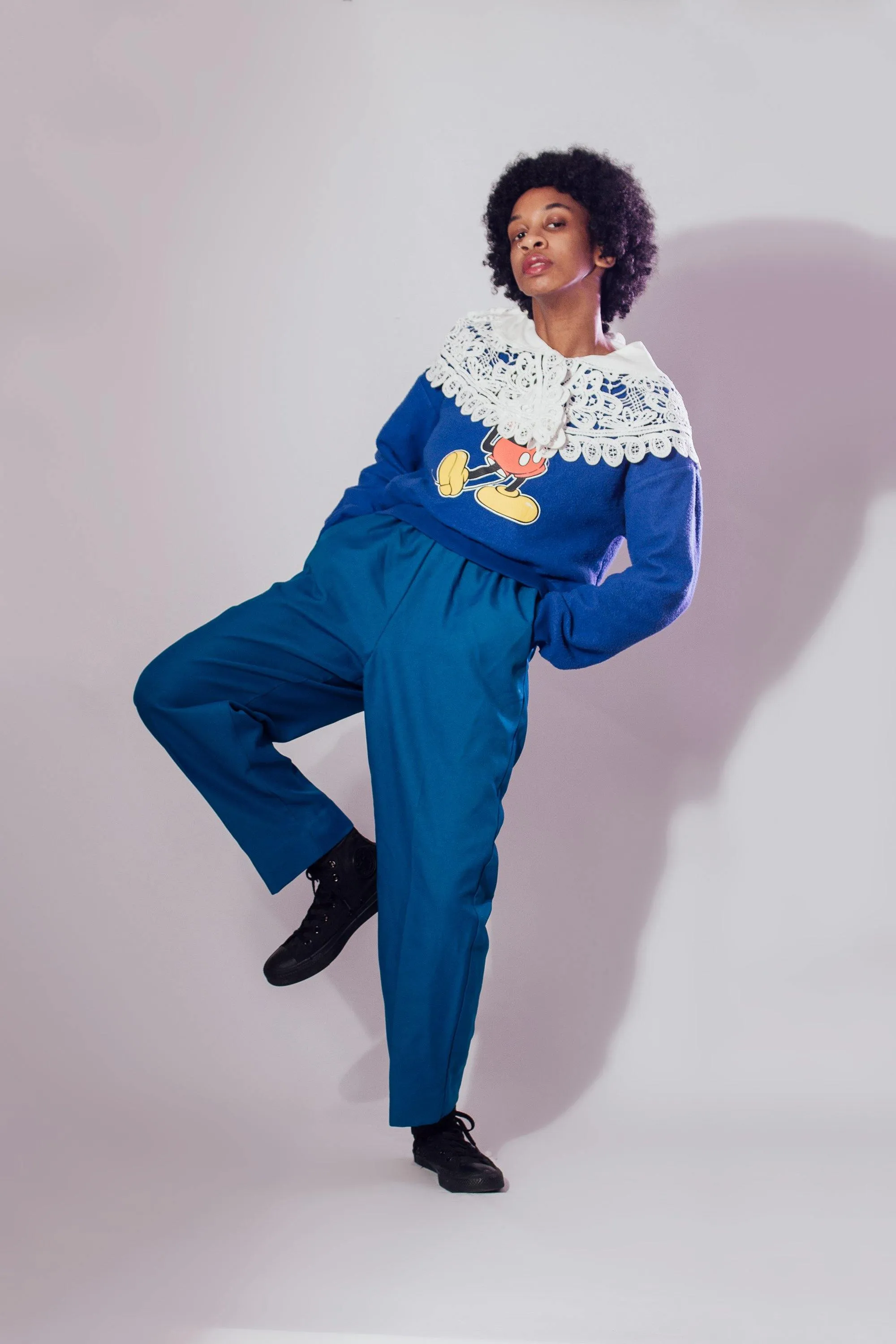 Vintage Blue Highwaist Pants