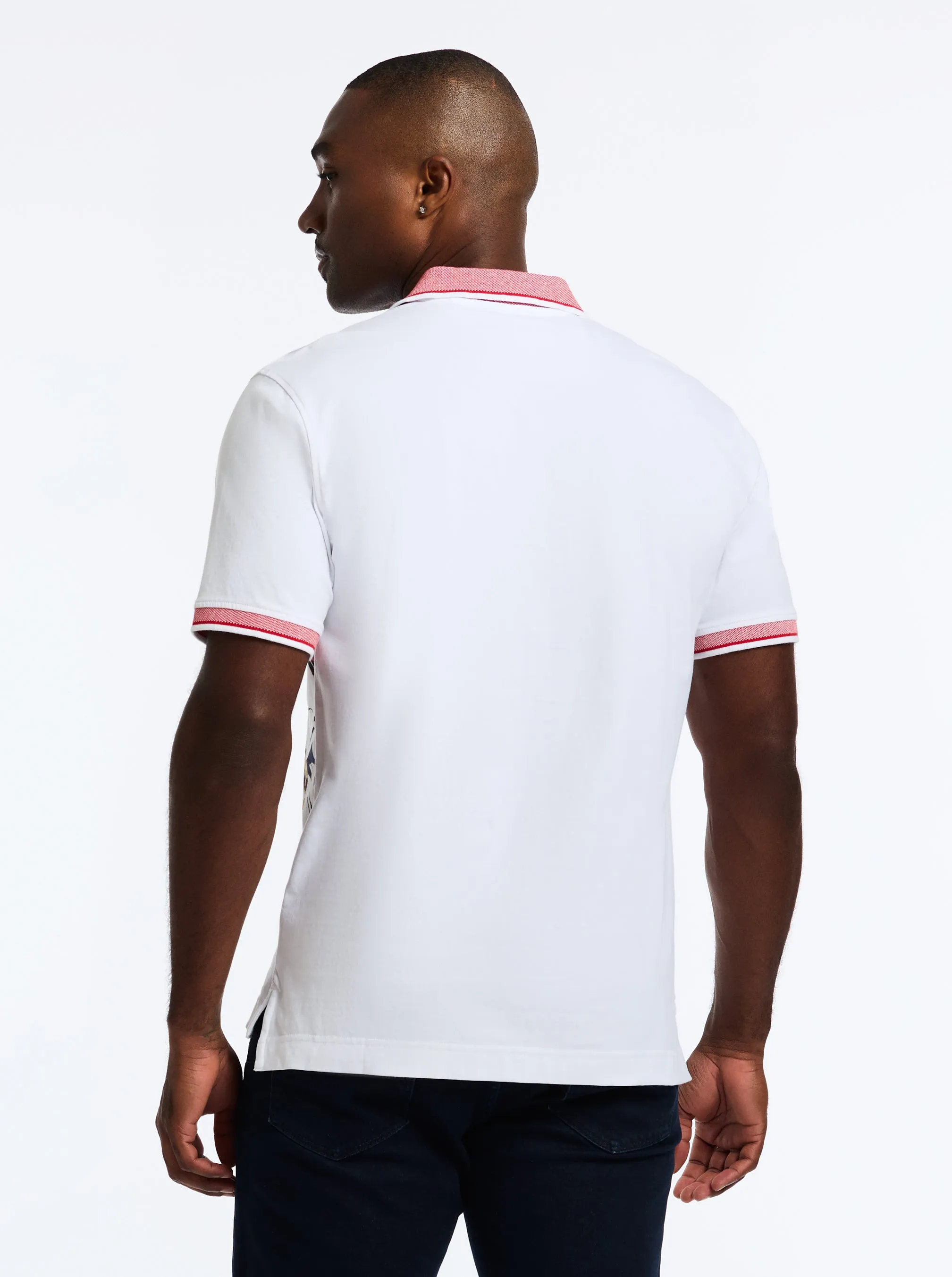 VINTAGE ROSE SHORT SLEEVE POLO