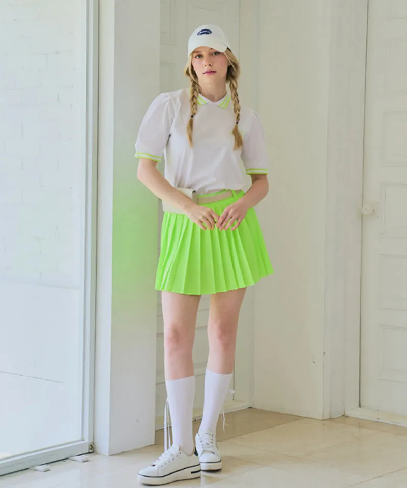 [Warehouse Sale] BENECIA 12 24 Air Culottes - Neon