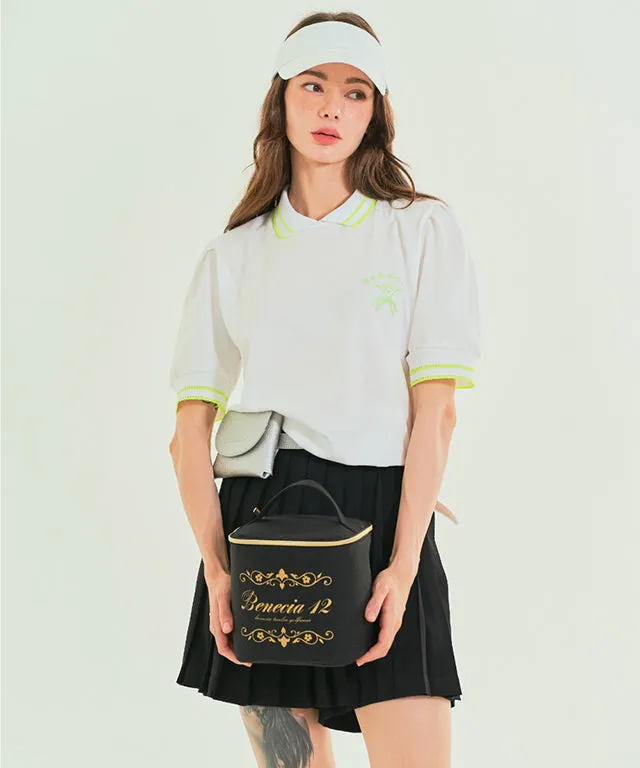 [Warehouse Sale] BENECIA 12 Pleated Culottes Shorts - Black