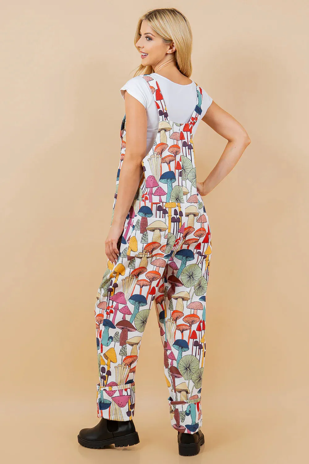 White Mushroom Overalls