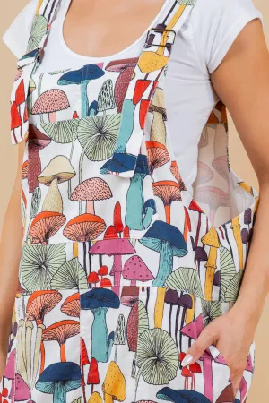 White Mushroom Overalls