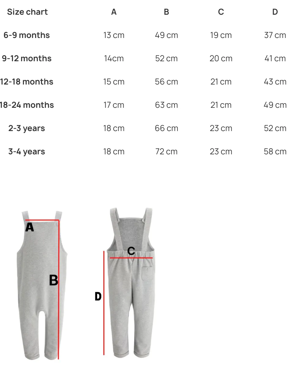 Wild One Birthday Dungarees - Embroidered