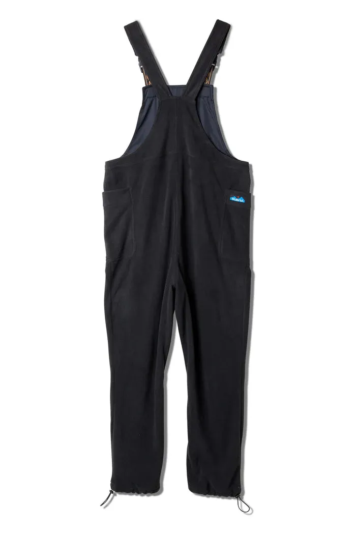 Women's Kavu | Pocatello Fleece Overalls | Black