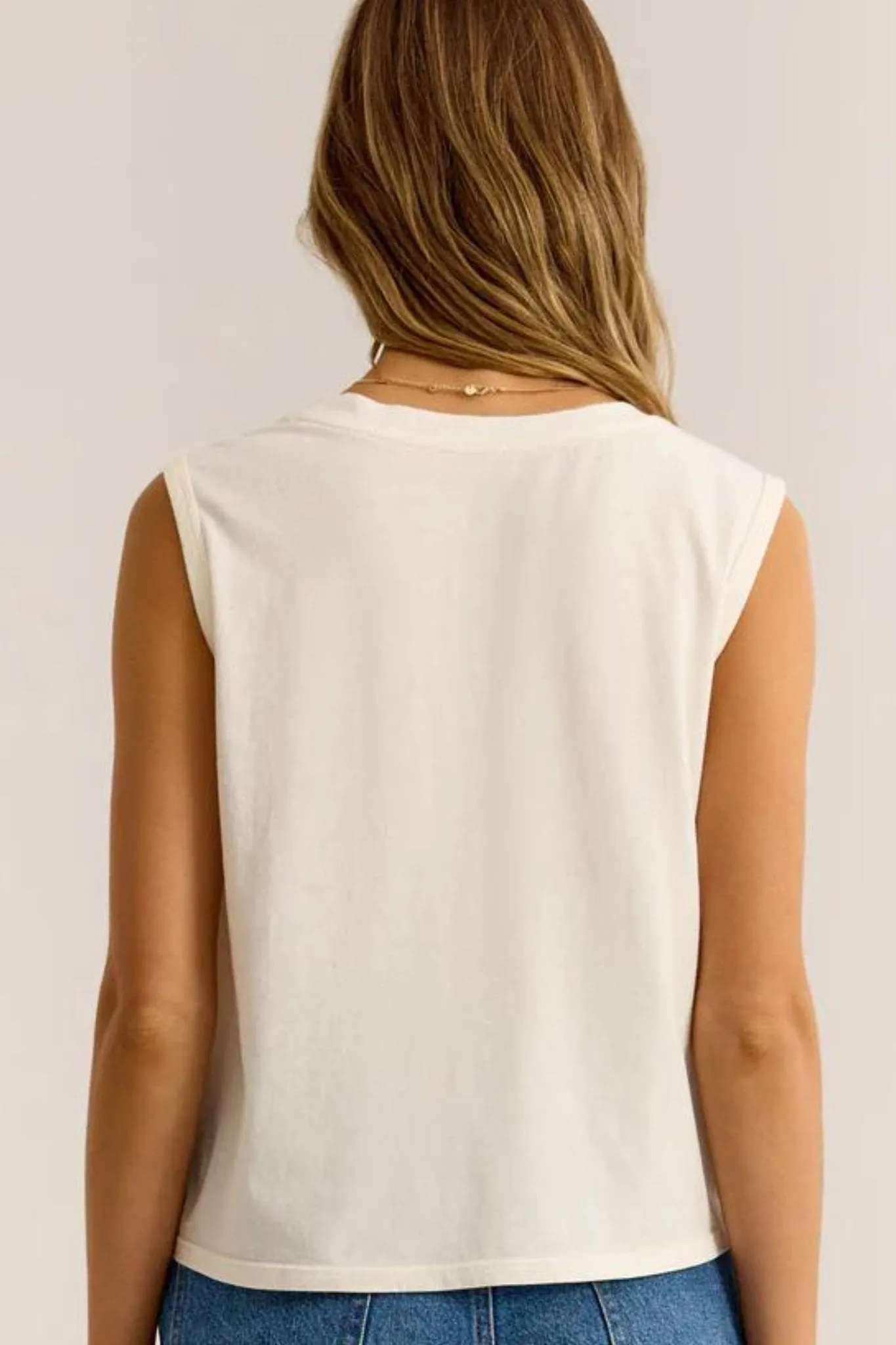 Z Supply: Good Times La Mer Tank in Sea Salt