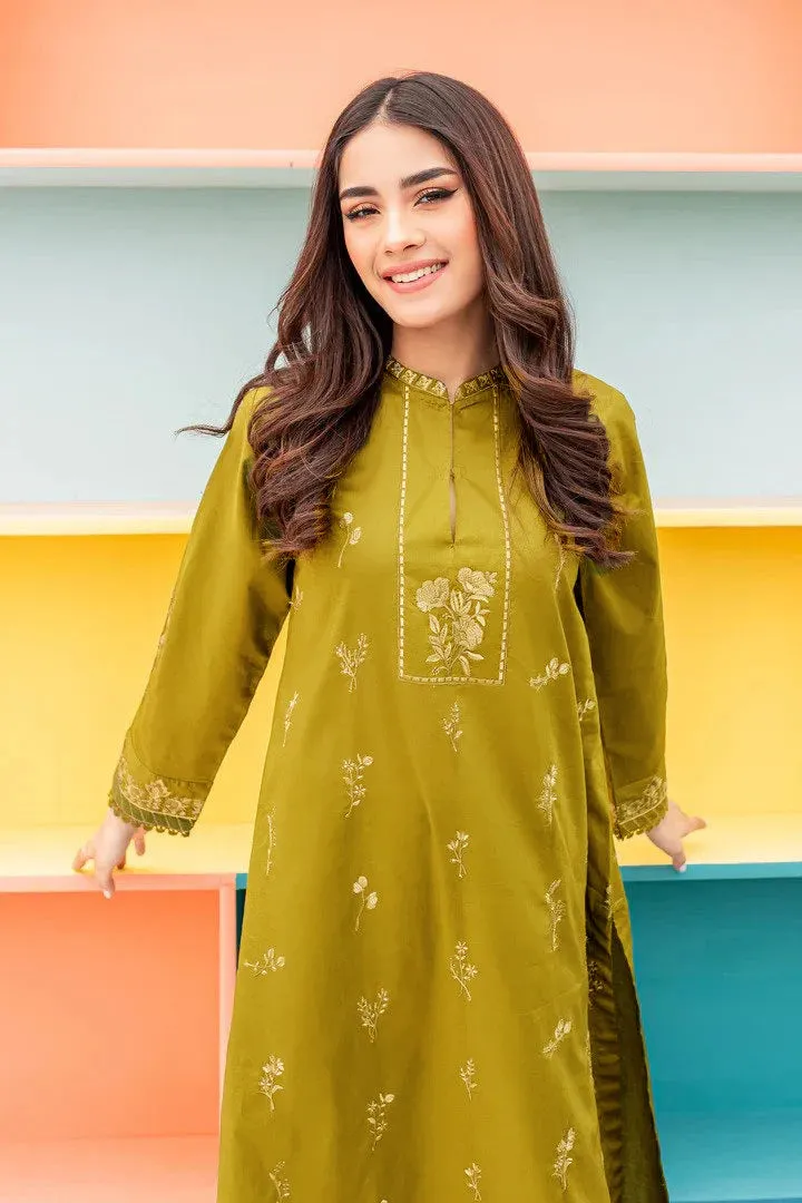 Zahra 2PC- Embroidered Stitched Outfit