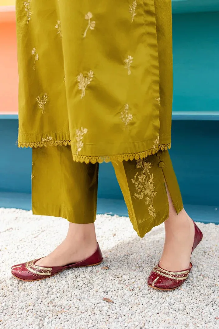 Zahra 2PC- Embroidered Stitched Outfit