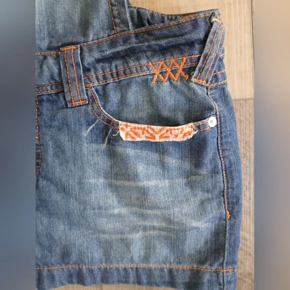 Zara Trf Denim Skirt/Overalls. Size 4